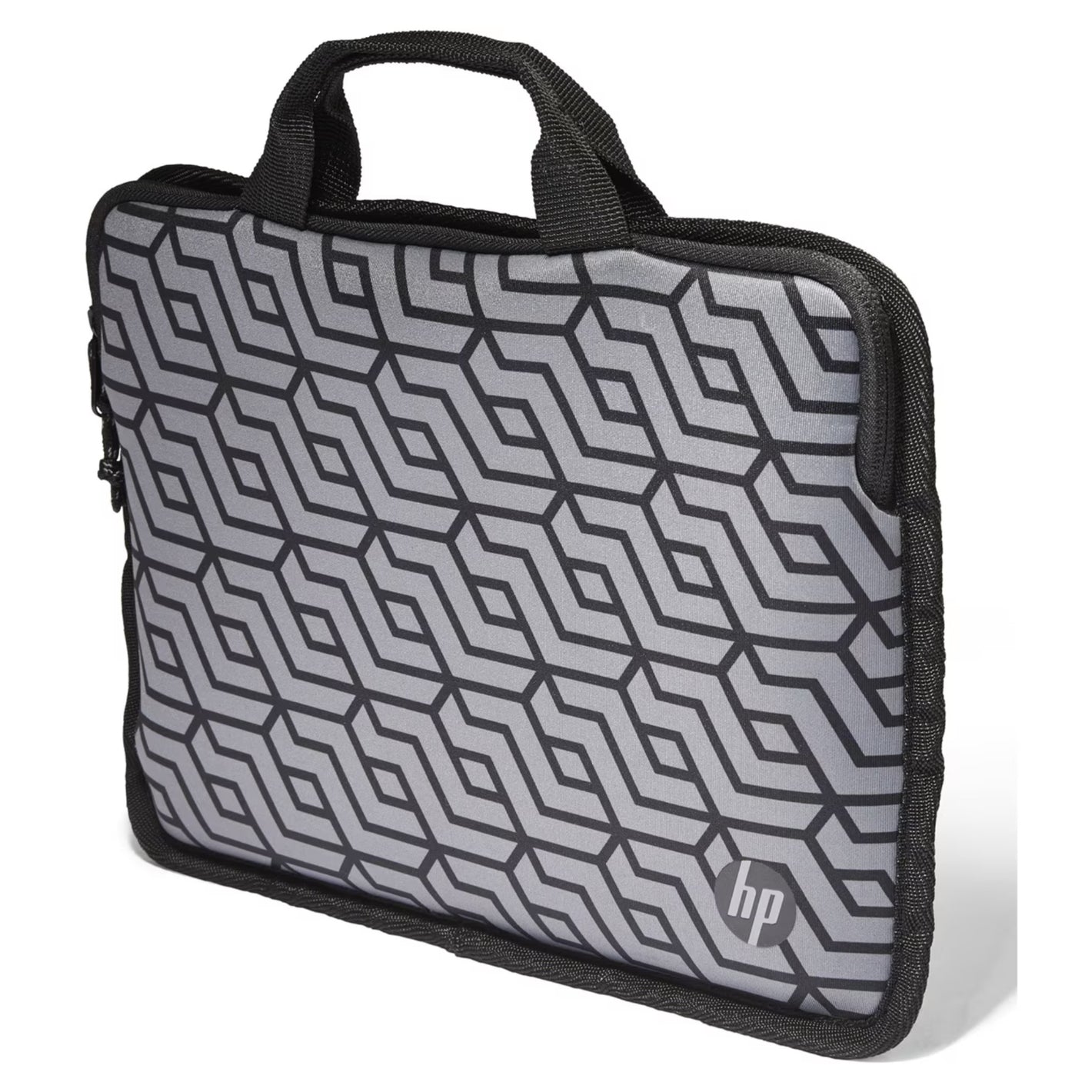 HP 11-inch Tablet Sleeve Carry Case Grey Geometric Pattern with Handles 471D2AA