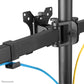 Neomounts Triple Monitor Desk Mount Arm Clamp Black FPMA-D550D3BLACK