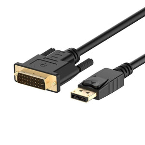 Cables Direct 2m DisplayPort to DVI-D Male Monitor Cable Black (DP-DVI) HDHDPORT-001-2M