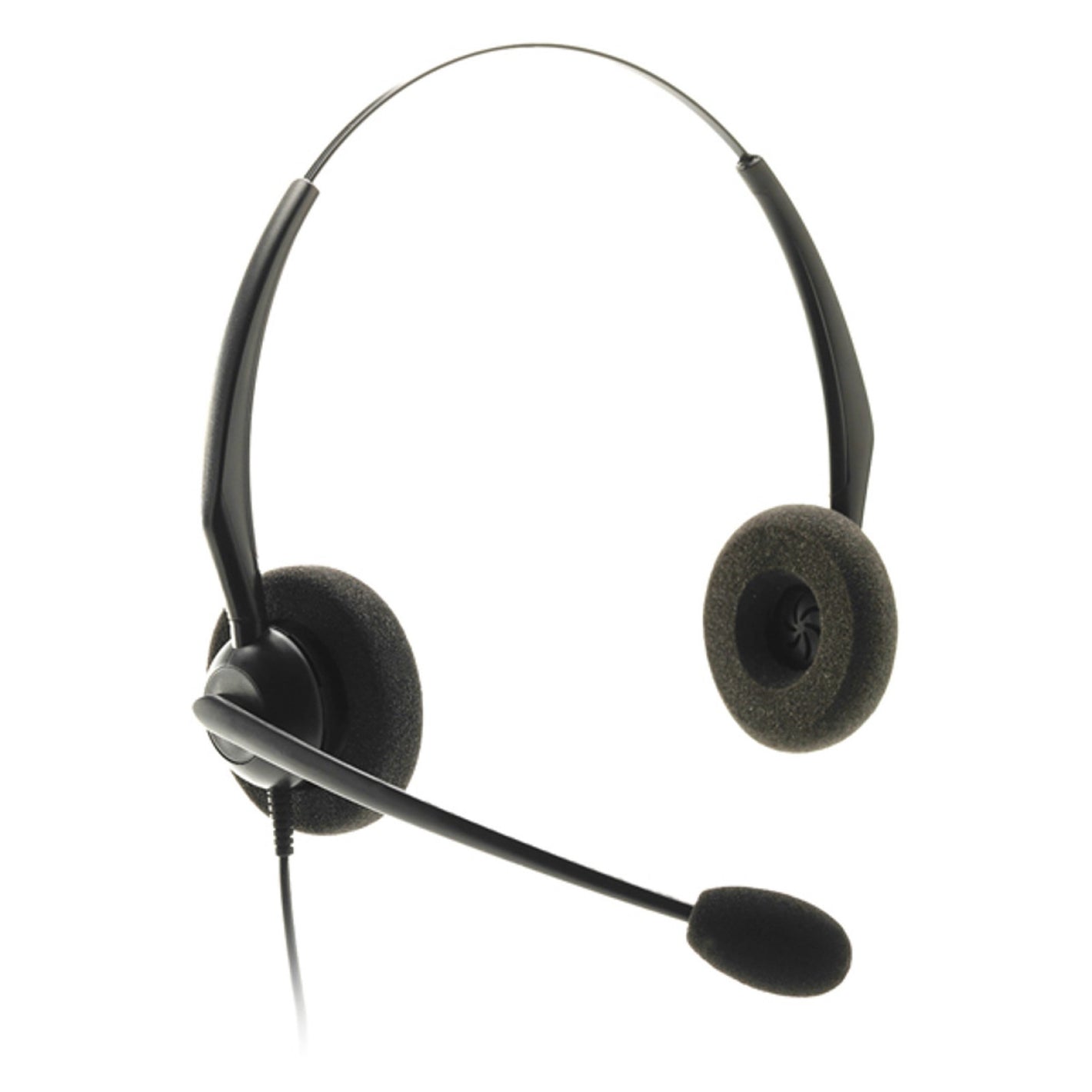 JPL Telecom JAC-PLUS-RJ11-B Binaural RJ11 Dual Ear Office Telephone Headset