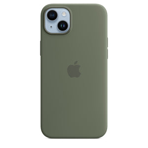 Apple iPhone 14 Plus Silicone Case with MagSafe Olive (Green) Cover MQUD3ZM/A (Genuine)