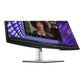 Dell P3424WEB 34" Curved Ultrawide Video Conference PC Monitor UWQHD with USB-C Hub & Speakers