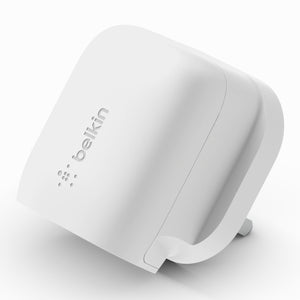 Belkin BoostCharge 20W PD USB-C Phone & Tablet Wall Charger UK White WCA006MYWH