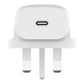 Belkin BoostCharge 20W PD USB-C Phone & Tablet Wall Charger UK White WCA006MYWH