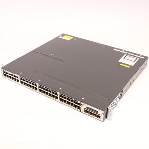 Cisco Catalyst WS-C3750X-48T-S 48-Port Gigabit Switch with C3KX-NM-1G (2x PSUs)