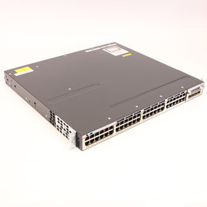 Cisco Catalyst WS-C3750X-48T-S 48-Port Gigabit Switch with C3KX-NM-1G (2x PSUs)